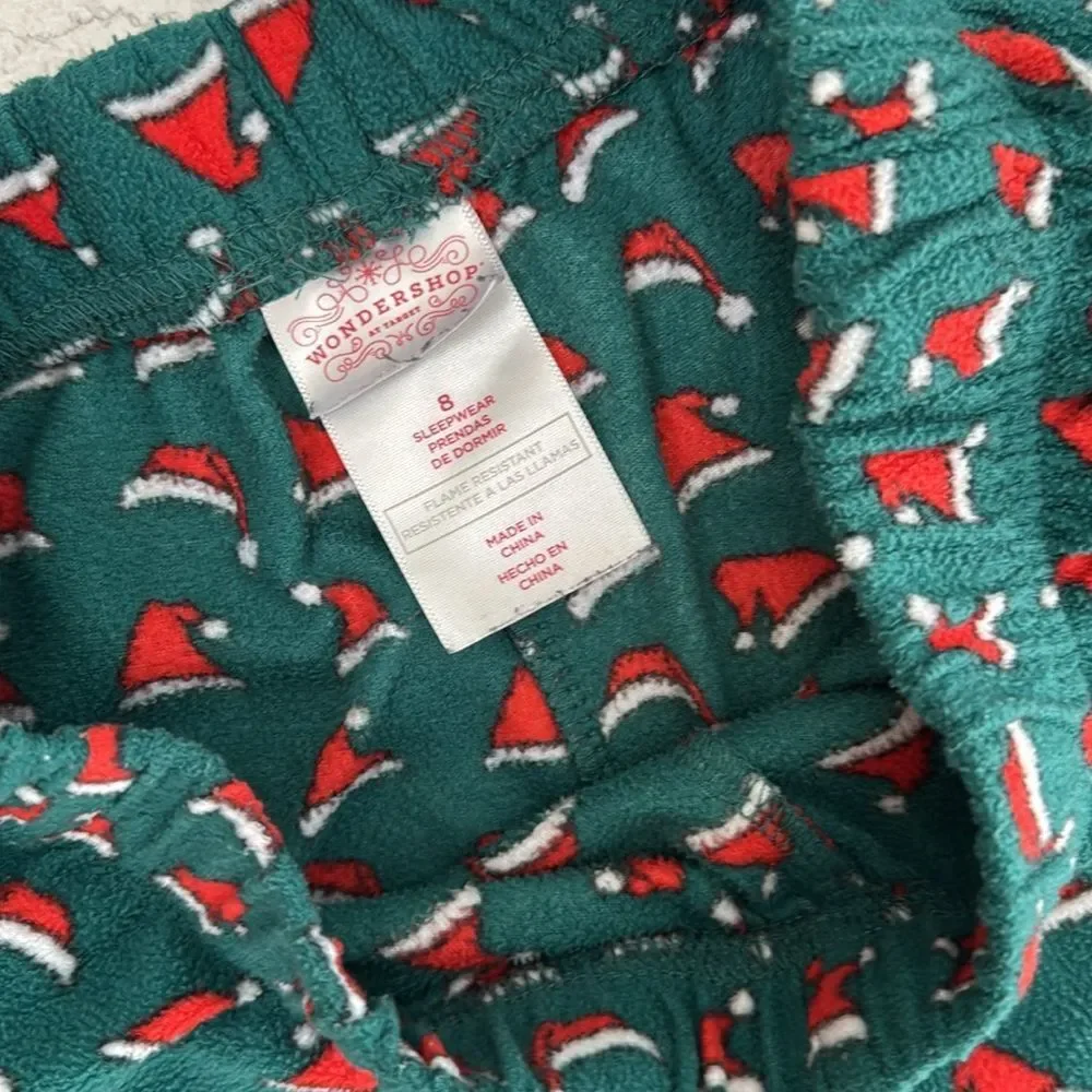 WONDERSHOP Kids Santa Hat Pajama Pants